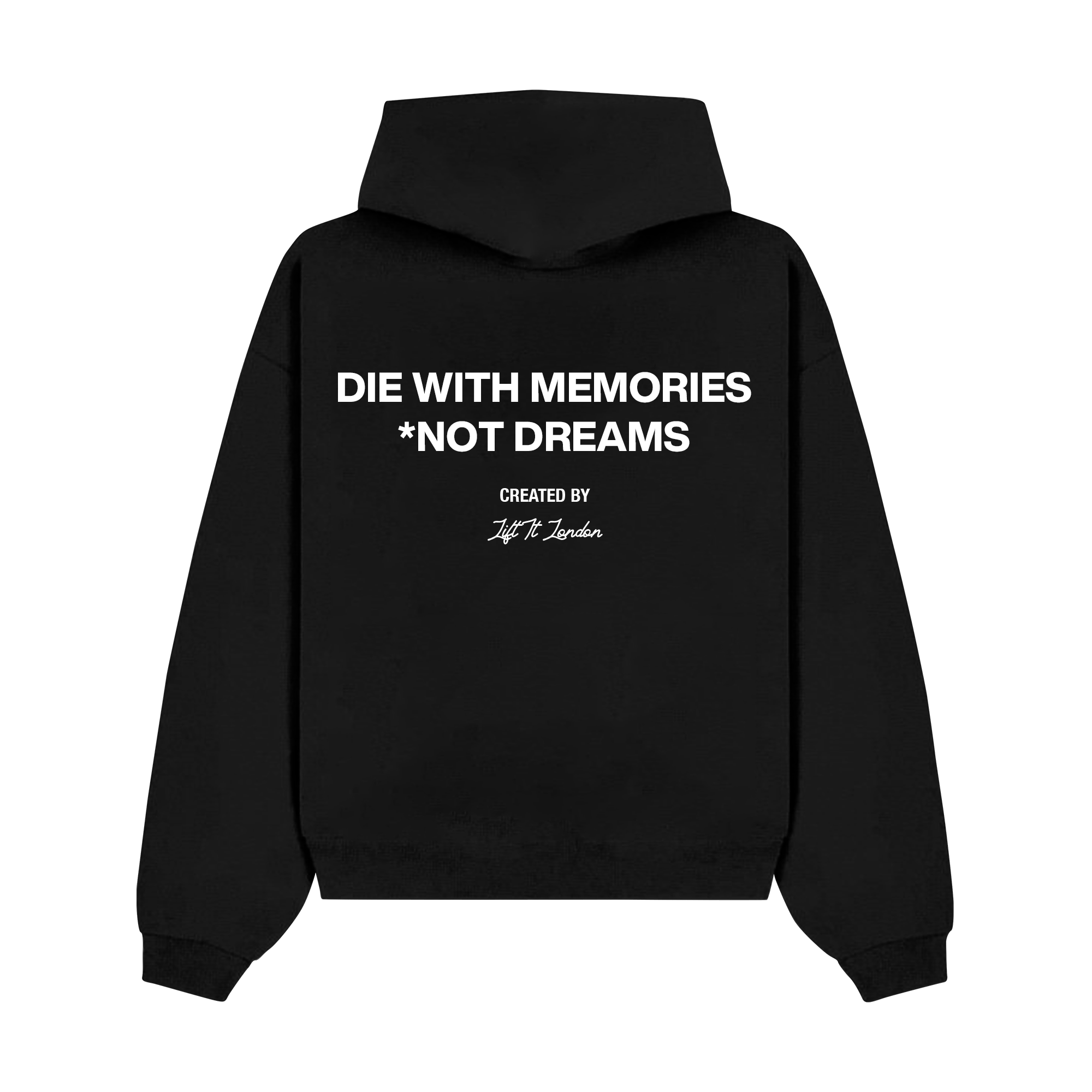 MEMORIES HOODIE - BLACK