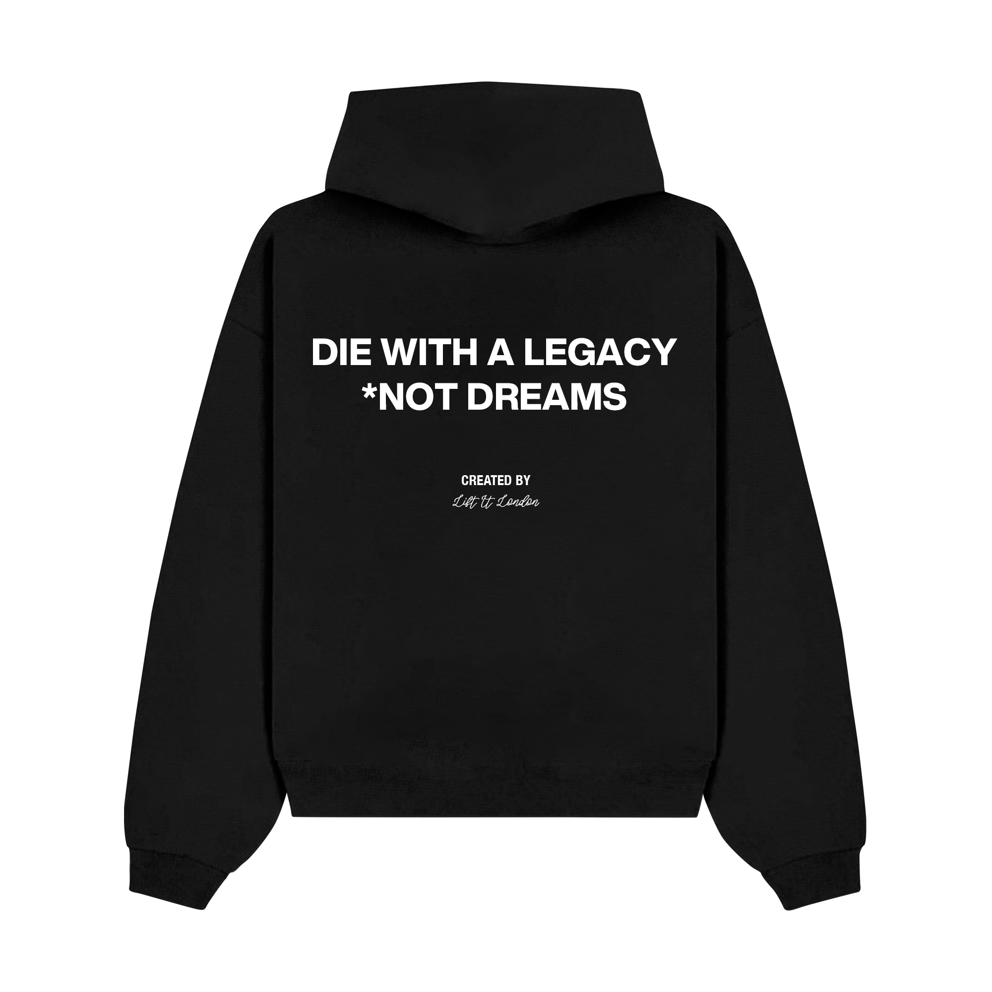 "LEGACY HOODIE" - BLACK