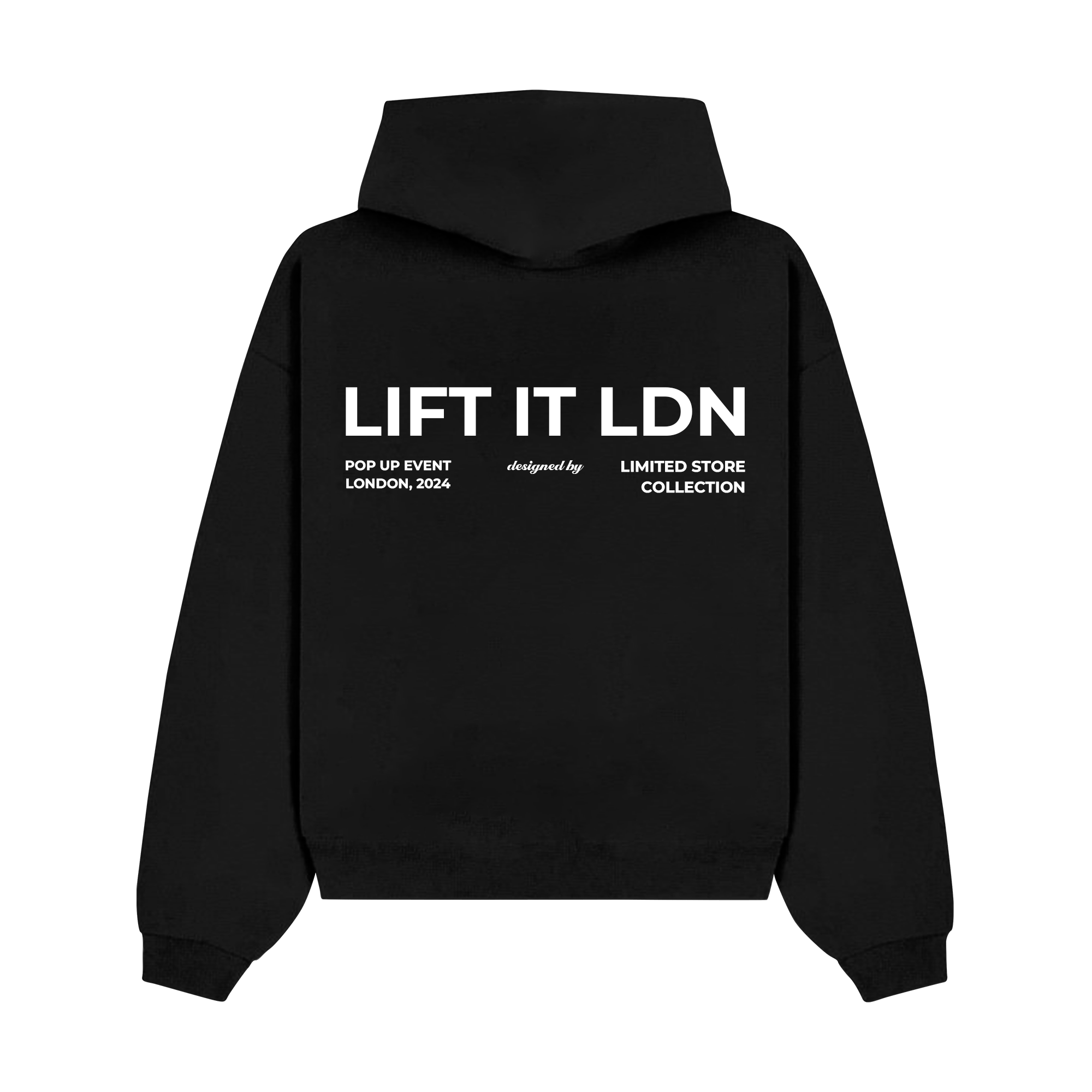 "THE LONDON HOODIE" - BLACK